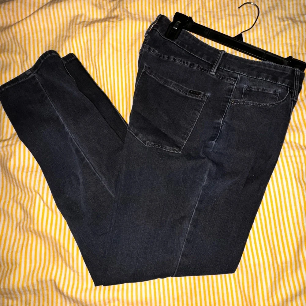 WHBM denim slim ankle jeans piping size 10 - Picture 9 of 9